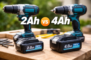 Batterie perceuse 2Ah vs 4Ah : quelle différence et laquelle choisir ?